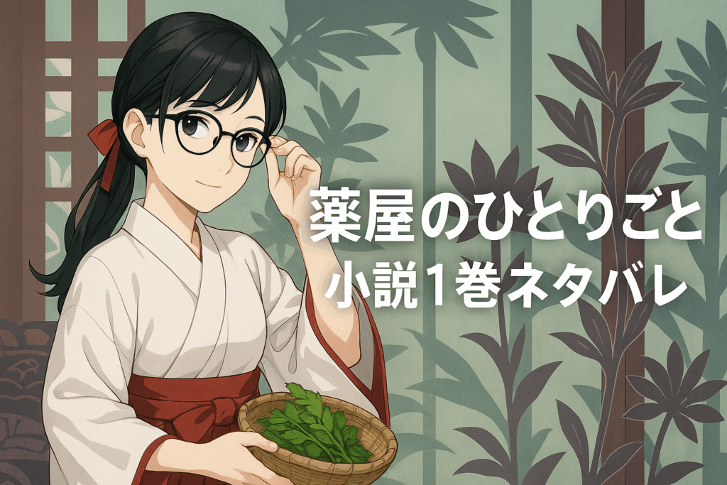 薬屋のひとりごと小説1巻ネタバレ徹底解説｜あらすじと黒幕の正体